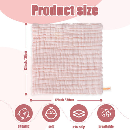 Mukin Baby Washcloths 6 Pack