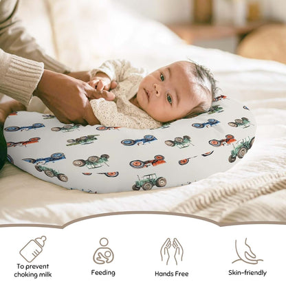 Wicbfdfv Vintage Tractor Nursing Pillow Cover