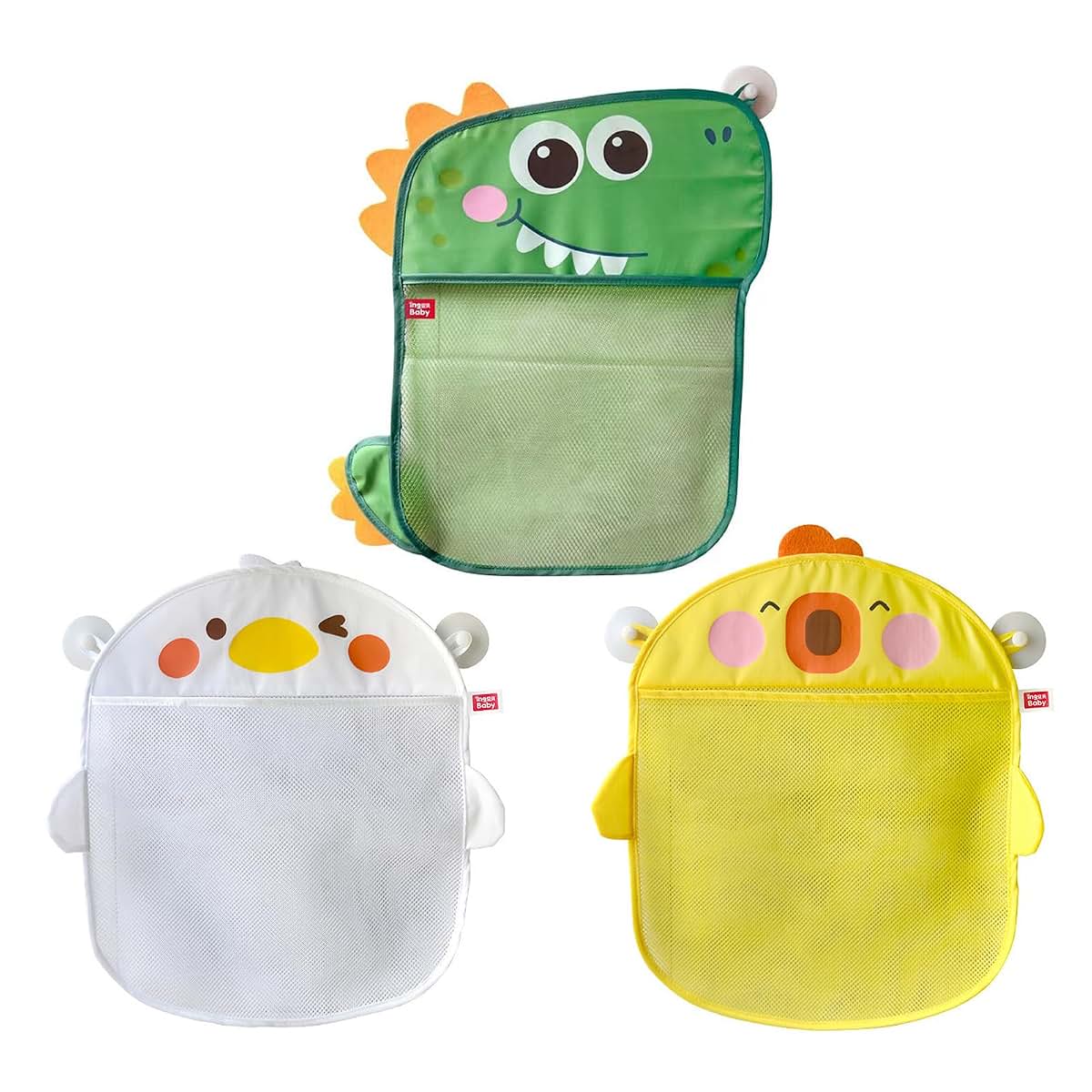 HUANIZI Child Bath Toy Storage Bag Organizer Net With Suction Cups (photo 4)