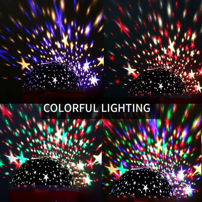 Spencer Kids Night Light Star Light Projector 360 Degree Rotating Star Projector Colors Changing with USB Cable Night