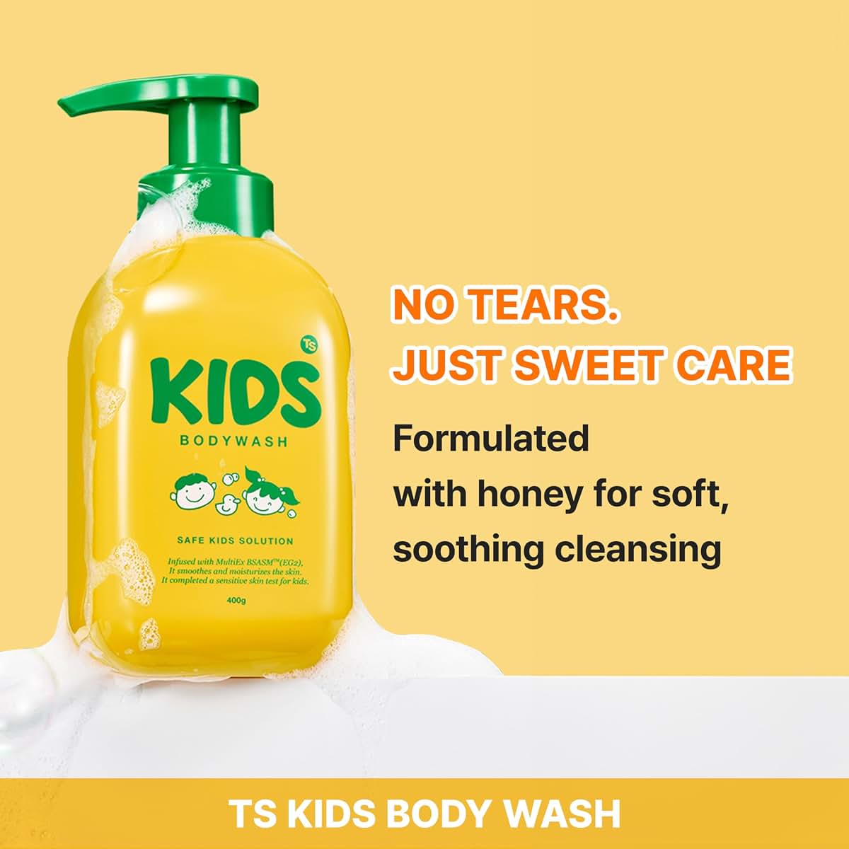 TS Kids Shampoo & Bodywash Free Sulfate Parabens Silicones 14.1 Fl Oz