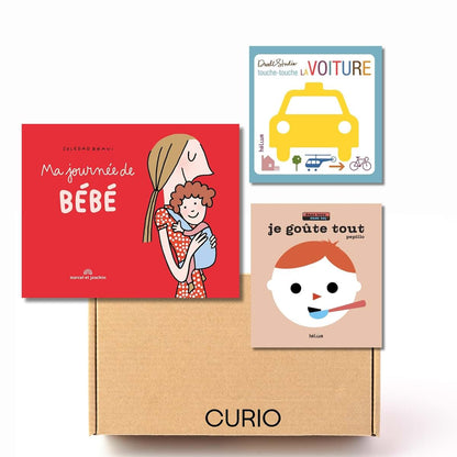 Becuriokids French Baby Board Book Set For Bilingual Development
