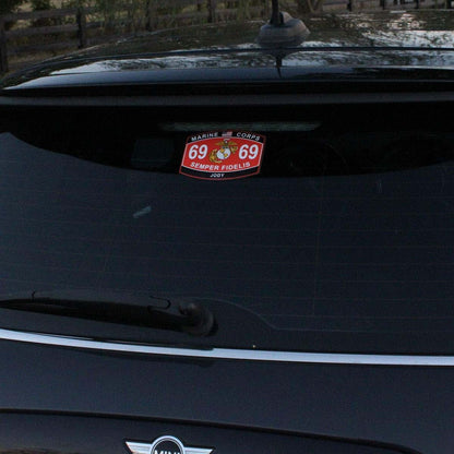 PatchOps Marine Corps MOS Wall and Car Decal, Removable Vinyl
