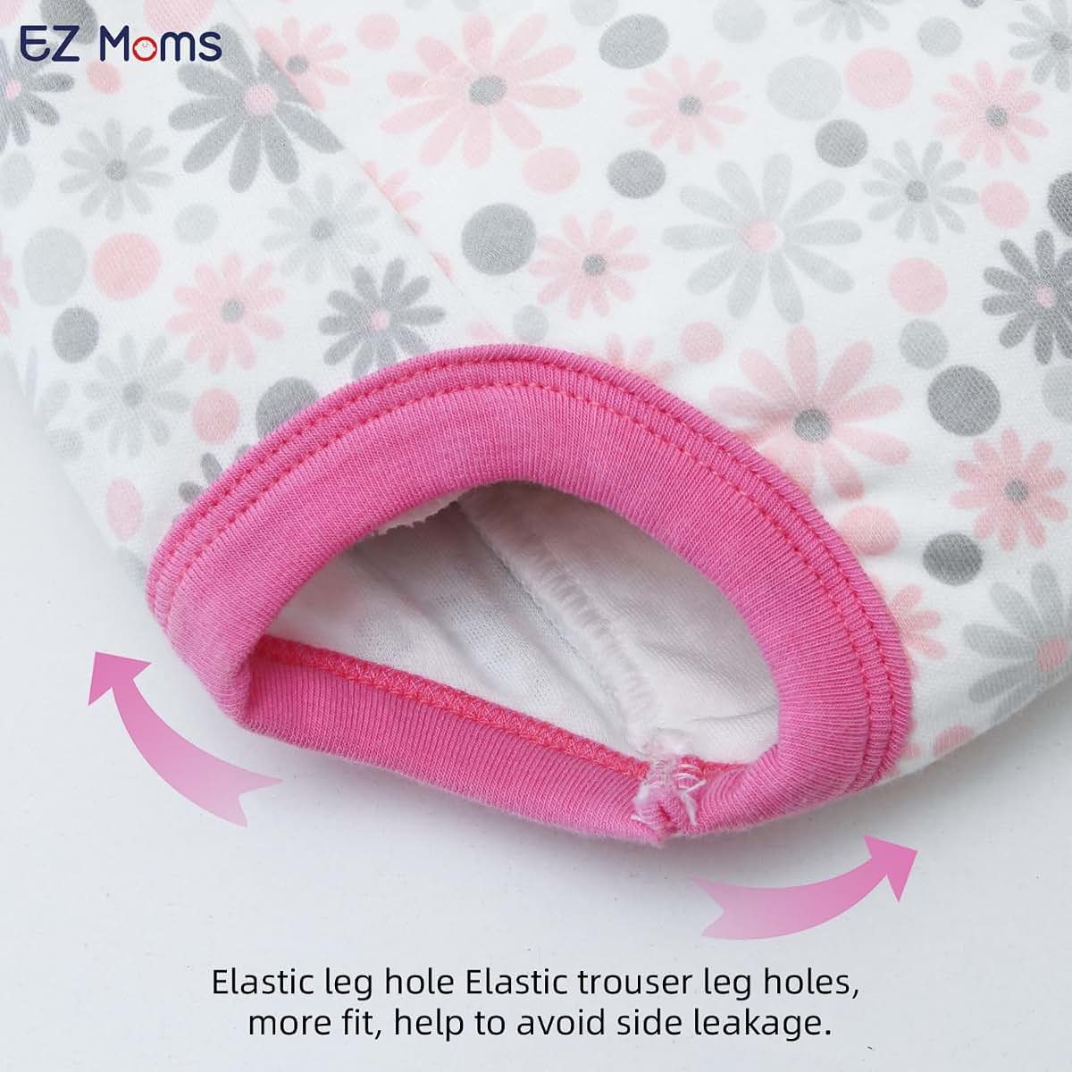 EZ Moms 4 Packs Toddler Potty Training Underwear Girls 4T