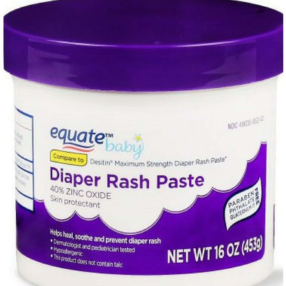 Equate Baby Equate Maximum Strength Diaper Rash Relief, 16 oz (Pack of 3) (photo 3)
