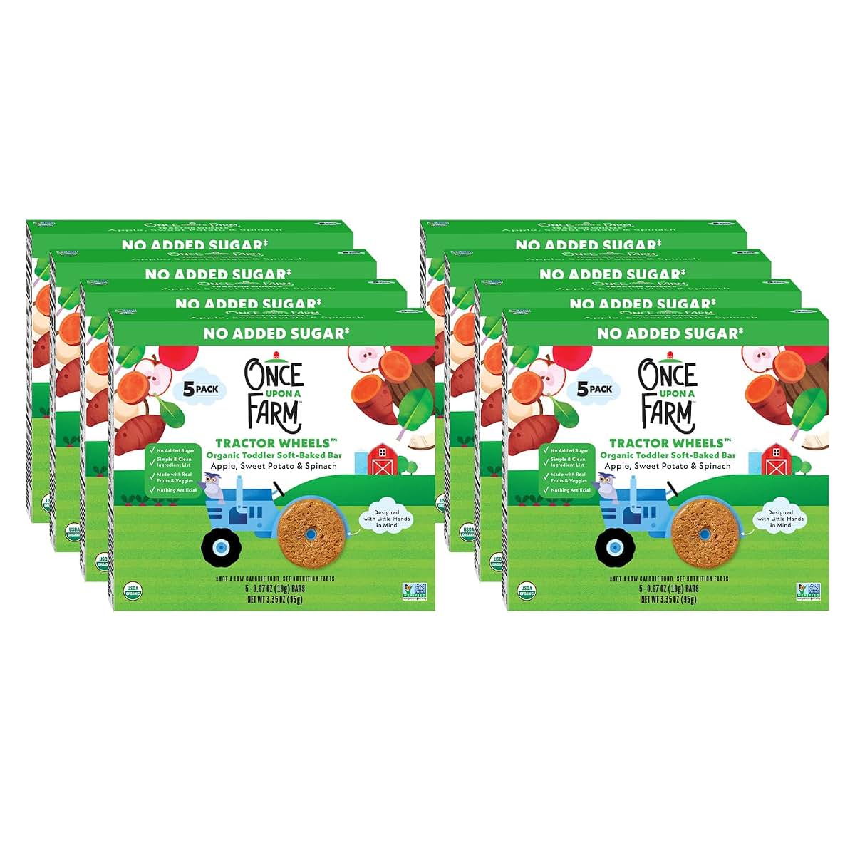 Once Upon A Farm Organic Toddler Soft Baked Bar Snack Bars