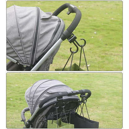 Qsvbeeqj Upgraded Car And Stroller Hook For Diaper Bags (photo 3)