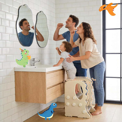 BIGOU Toddler Step Stool for Bathroom Sink, Adjustable 3 Step Stool for Kids | Toilet Stool Potty Training, Kitchen (photo 3)