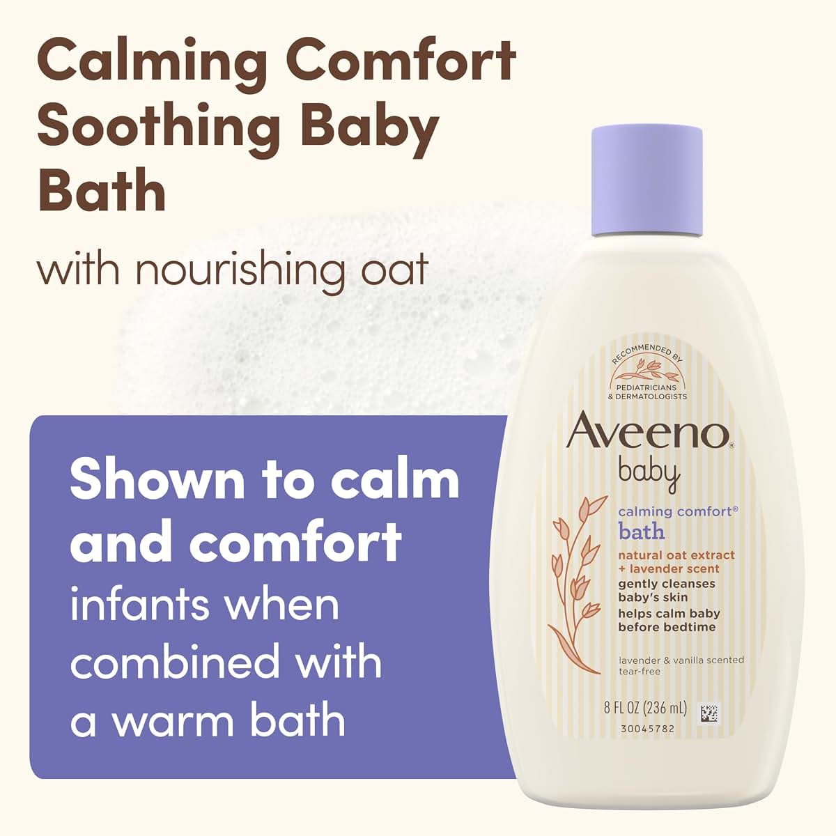 Aveeno Baby Calming Comfort Bath & Body Wash With Lavender And Vanilla