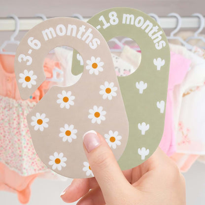 8 Pcs Double-Sided Baby Closet Divider Set for Wardrobe Organization