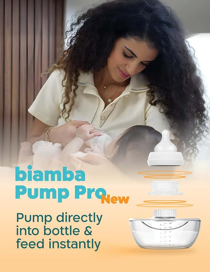 Biamba Pump Pro Wearable Breast Pump 180ml Capacity