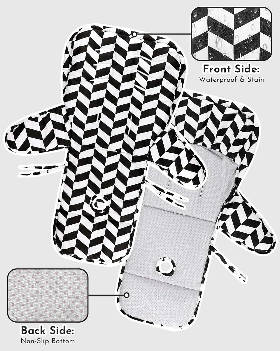Man Fai Sky Baby High Chair Cover Replacement (Black) (photo 3)