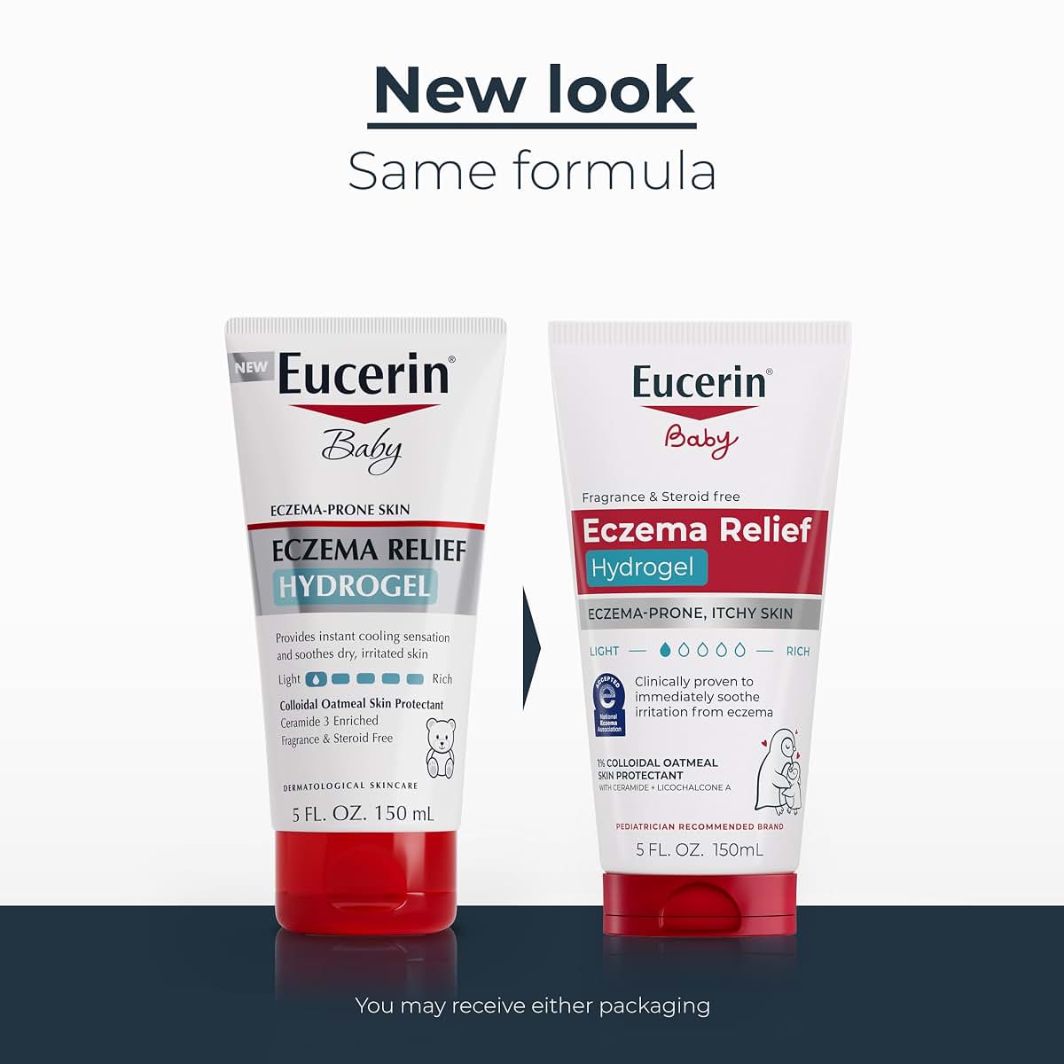 Eucerin Baby Eczema Relief Hydrogel with Colloidal Oatmeal, 5 Fl Oz