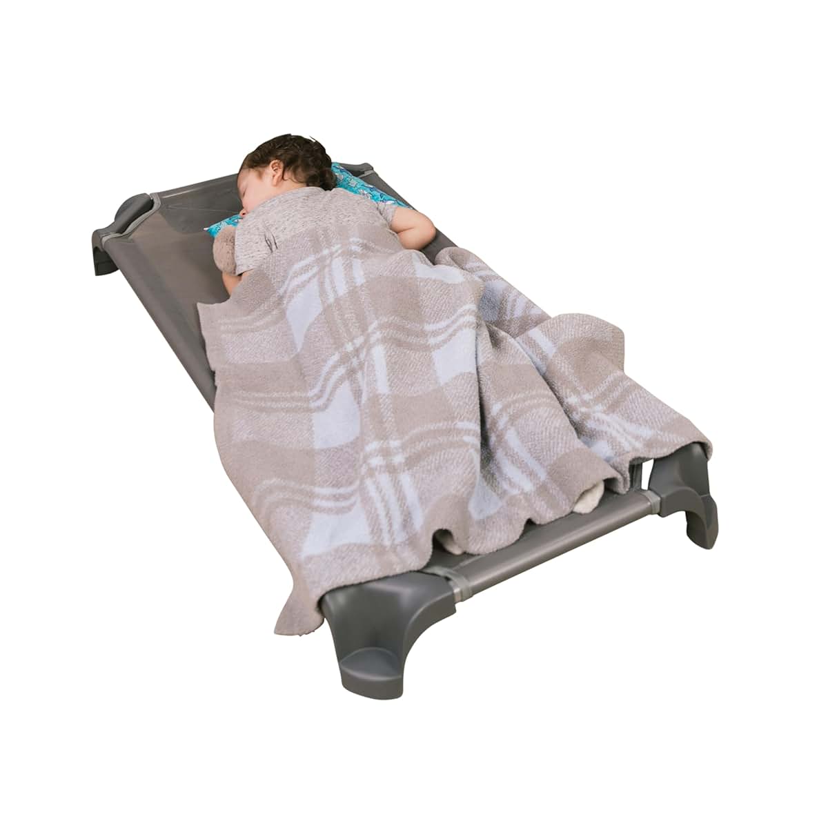 Factory Direct Partners Daycare Cots Fully Assembled Stackable Toddler (40" L) Nap Cots for Rest Time, Children's Nap (photo 3)