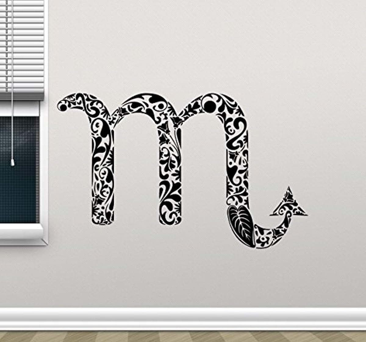 World Decals Scorpio Zodiac Sign Vinyl Sticker Wall Decor