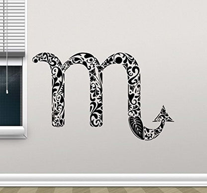 World Decals Scorpio Zodiac Sign Vinyl Sticker Wall Decor