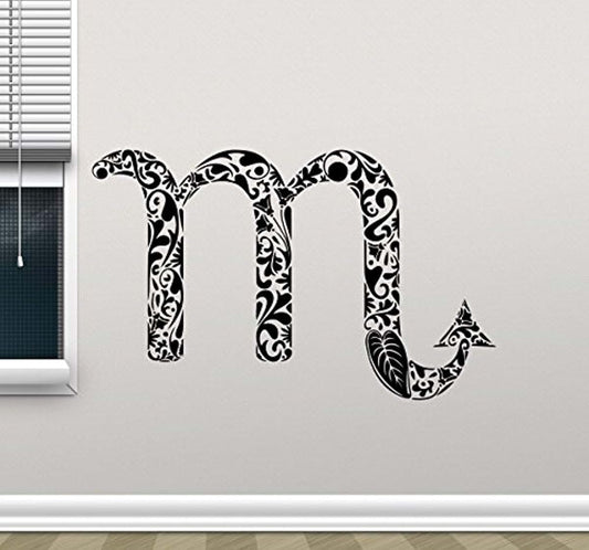 World Decals Scorpio Zodiac Sign Vinyl Sticker Wall Decor