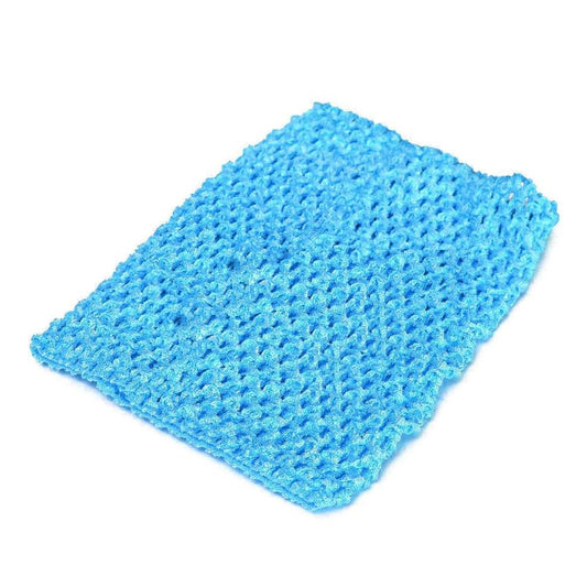 BOGEEL Children Tube Tops 9" Crochet Crop Top Tube Top Elastic Waistband Headband Hair Band Girls Skirt