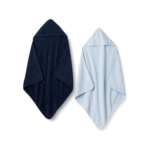 Amazon Essentials x Sofia Grainge Unisex Babies' Hooded Bath Towel, Pack of 2