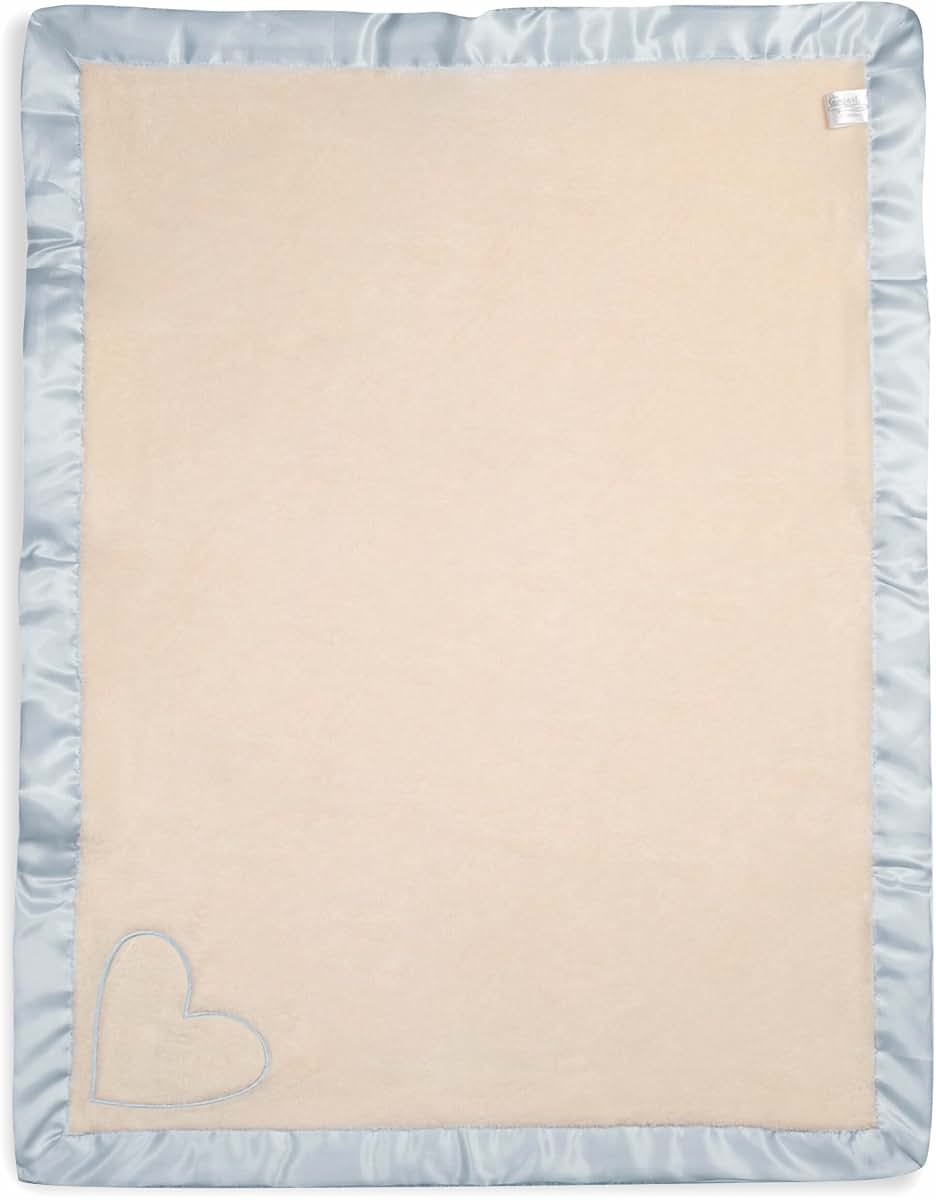 Pavilion Gift Company Baby Boy Royal Plush Blanket With Silk Edge (photo 3)