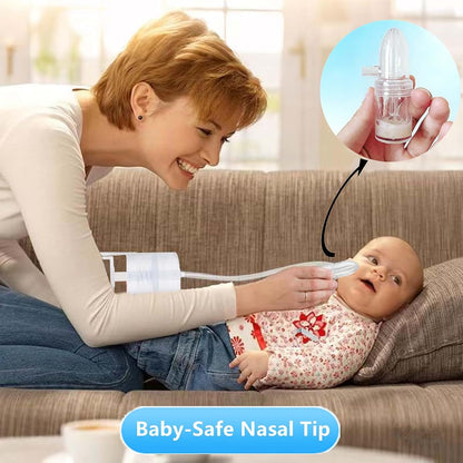 Manual Baby Nasal Aspirator for Clearing Mucus and Boogers