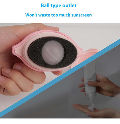 Roll-On Sunscreen Applicator with Protective Caps, Green