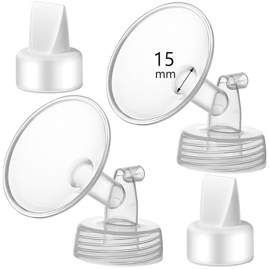 Momstouch 15mm Flange and Duckbill Valve Breastpump Parts