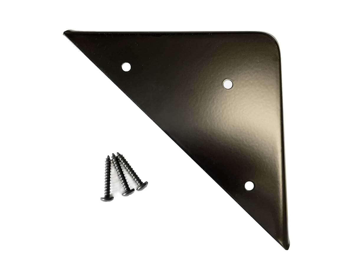 RBH Design Concepts Corner Protector, Rounded Corner Protector, Metal, Black, 4 Pack (photo 3)