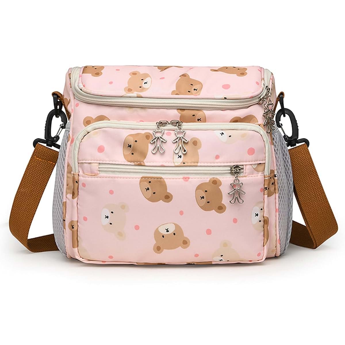 スイムリー Multifunction Baby Diaper Bag with Compartments and Shoulder Strap
