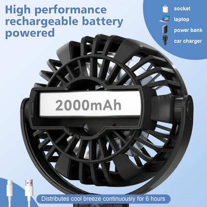 SOPOKE Mini Portable Stroller Fan