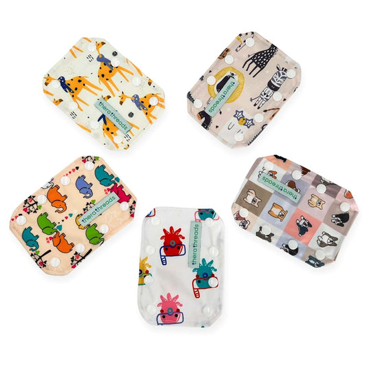therathreads 5 Pack Animal Themed Feeding Tube Connector Cover for G Tubes, PEG, or J Tubes