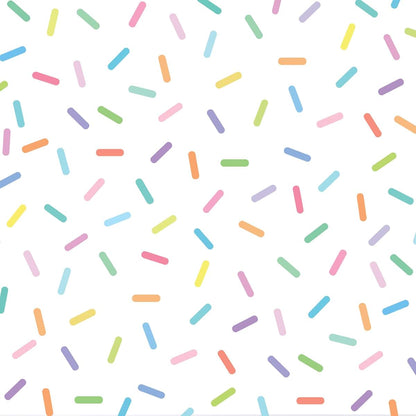 Wall Dressed Up Pastel Rainbow Sprinkles Wall Stickers