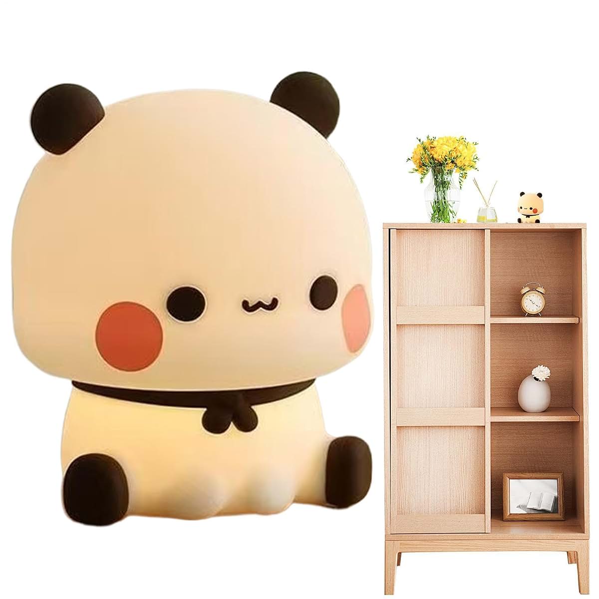 Cartoon Girls Bedroom Silicone Nightlight, Rechargeable