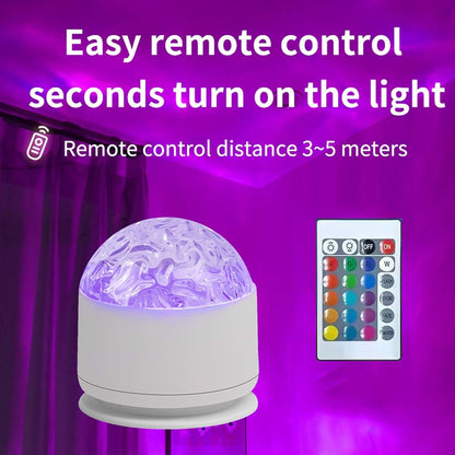 Yinhamnl 2-in-1 Galaxy Light Projector with Aurora and Ocean Wave Effects (photo 4)
