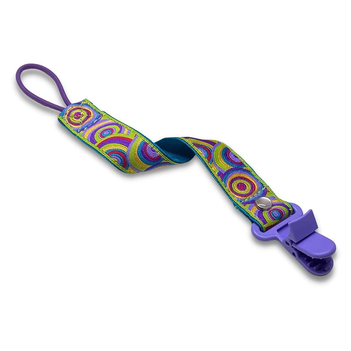 JaxMask Vibrant Targets Pacifier Strap With Clip And Wristlet (photo 2)