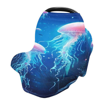 Jellyfish Multi-Use Baby Car Seat Cover for Stroller & Canopy