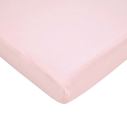 TL Care 100% Cotton Jersey Knit Mini Crib Sheet Pink 24 X 38