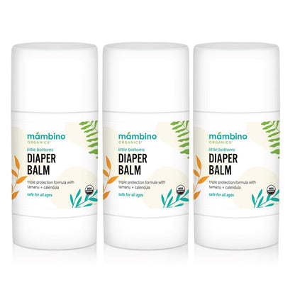 Mambino Organics Little Bottoms Diaper Balm, Baby Essentials Diaper Rash Cream, Newborn Essentials Must Haves