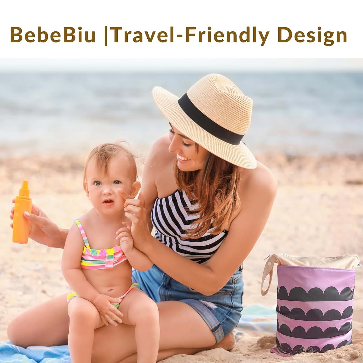 BebeBiu Cloth Diaper Wet Bags – Waterproof Reusable Storage Set (photo 4)
