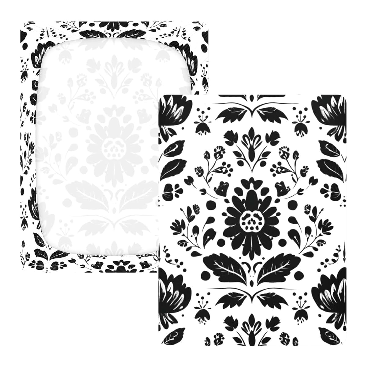 Floral Pattern Fitted Crib Sheets for Baby and Toddler Bedding