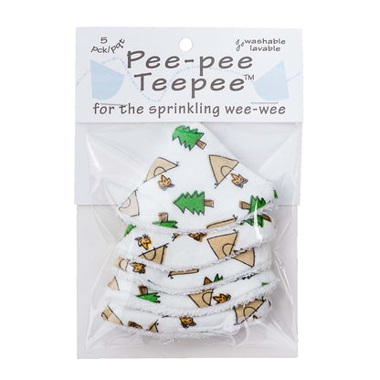 Beba Bean Washable Cotton Pee-Pee Teepees That Shield Baby Boys Pee During Diaper Changes. Makes a Great add-on Gift (photo 2)