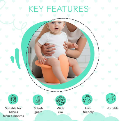 Easypisi Baby Potty for Elimination Communication in Peach (photo 2)