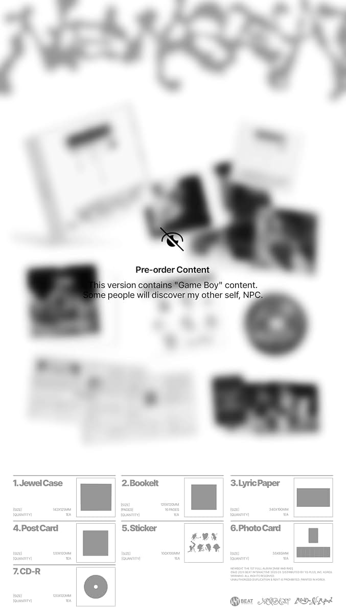 Newbeat Raw And Rad Album With Digital Merch