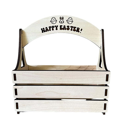 Made By R And R Wood Emoji Easter Basket