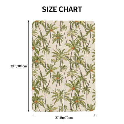 CAYKWVZ Vintage Tropical Palm Trees Baby Car Seat Canopy Cover And Nursing Cover (photo 4)