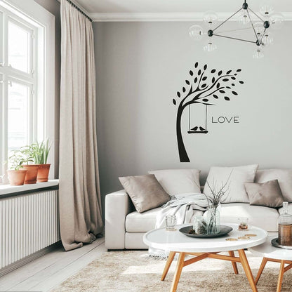 All Things Valuable Tree Silhouette Wall Sticker