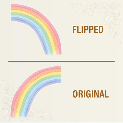 Pastel Basım Pastel Print Half Rainbow Wall Decals