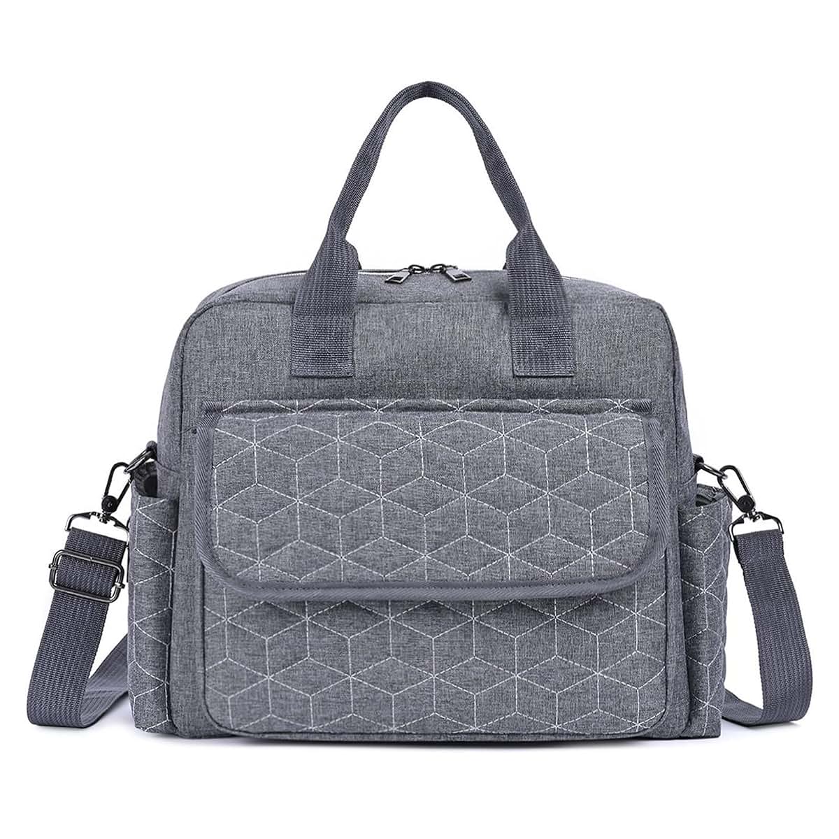 Meyteilay Multifunction Travel Diaper Bag Tote in Grey