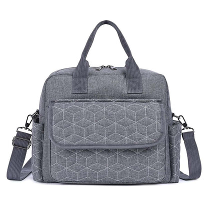 Meyteilay Multifunction Travel Diaper Bag Tote in Grey