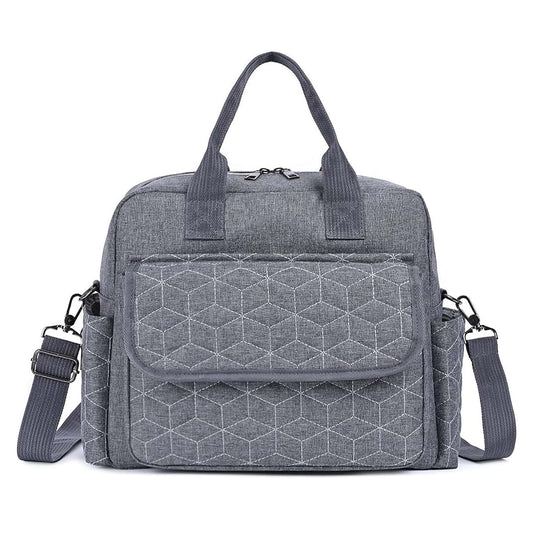 Meyteilay Multifunction Travel Diaper Bag Tote in Grey